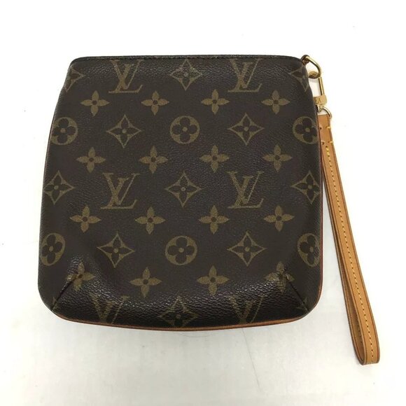 LOUIS VUITTON Monogram Partition Pochette Pouch MonogramCanvas Brown - Picture 2 of 14